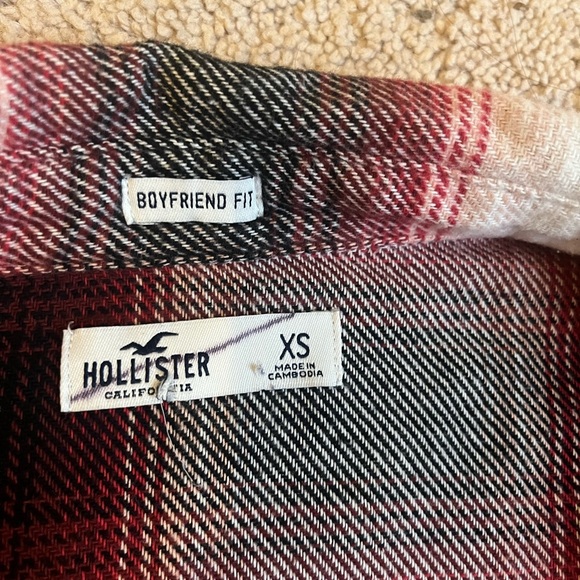 Hollister Plaid / Flannel Button Up - Picture 3 of 3